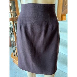 CIGNAL Brown Pencil Skirt Sz6